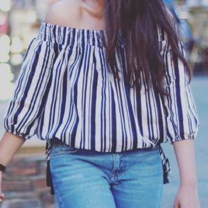 Striped Linen Blouse